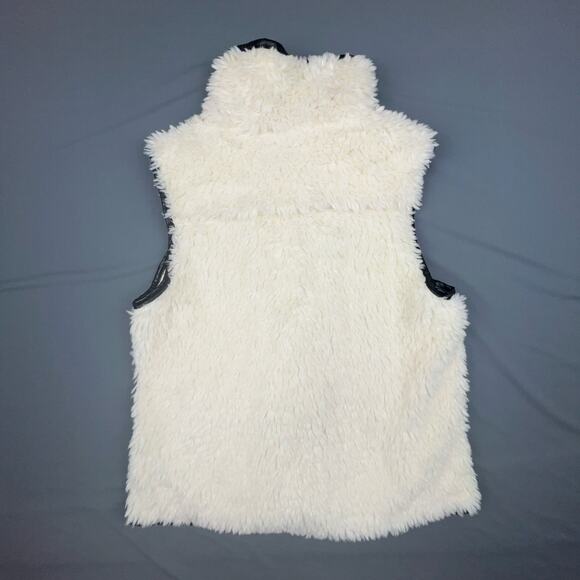 Dylan Faux Fur Sherpa Vest | Cream Winter Layering Piece | Size Small - Picture 3 of 7